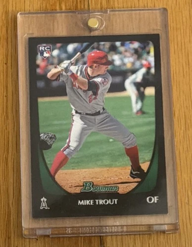 Bowman 2011 Draft Picks Mike Trout Rookie Card #101 Los Angeles Angels MLB