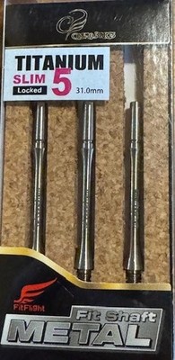 FIT FLIGHT TITANIUM #5 LENGTH SLIM LOCKED SHAFTS BRAND NEW SHIPS FREE