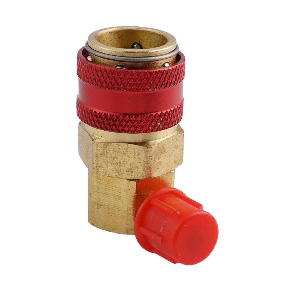 R134A Quick Connector Adapter Coupler Auto A/C Manifold Gauge Low High AC HVAC - Image 3 of 4