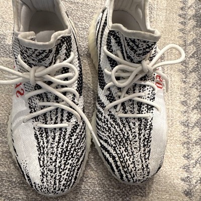 adidas Yeezy Boost 350 V2 Zebra Men s Low Top Lace-Up Sneakers CP9654