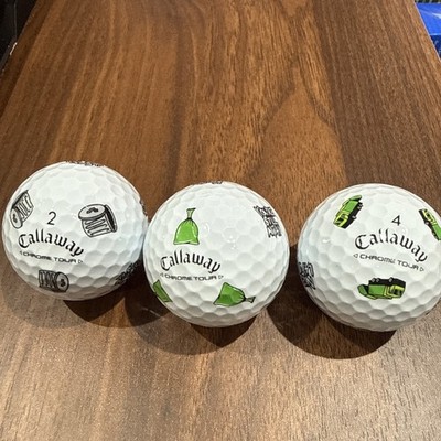 Callaway Chrome Tour Trash Talk - Nagelneu 3 Kugeln
