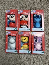 Micro Teenies Plush Disney Christmas Mickey Minnie Mouse Stitch Lot Of 6