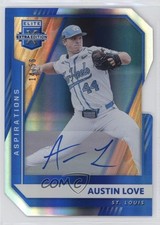 2021 Panini Elite Extra Edition 14/56 Austin Love #90 Auto 0e1