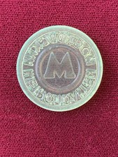 Metro Moscow Russia USSR One Fare Plastic Transit Token, 25mm