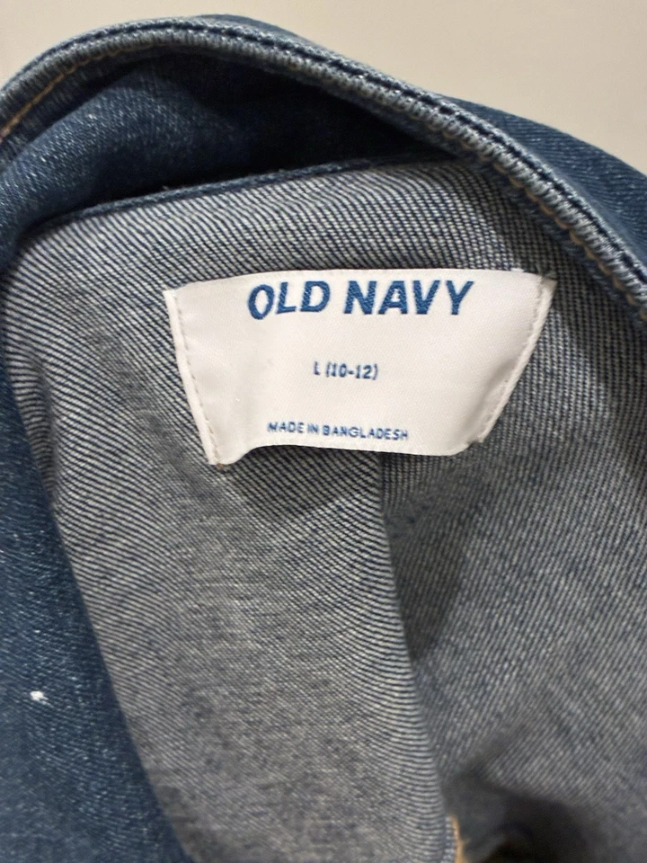 Chaqueta de jean Old Navy para niñas Foto 4 de 4