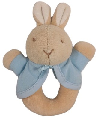 Eden Frederick Warne Peter Rabbit Bunny Plush Baby Toy Ring Rattle Easter Vtg 