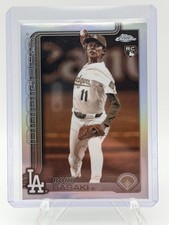 2025 Topps Chrome - Roki Sasaki #217 Sepia Refractor (RC)