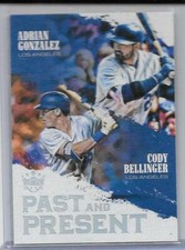 Adrian Gonzalez & Bellinger 2019 Diamond Kings Baseball Past and Present #PP3