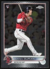Jarren Duran 2022 Topps Chrome Baseball # 113 RC Boston Red Sox Base