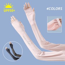 1Pairs Cooling Arm Sleeves Cover UV Sun Protection Sports Outdoor For Men Women  