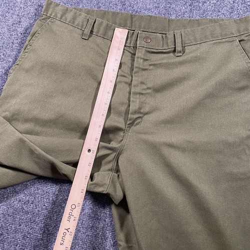 Vintage 80s BSA Boy Scouts of America Faded Green Pants Mens 38x31 Union Made - Picture 7 of 11