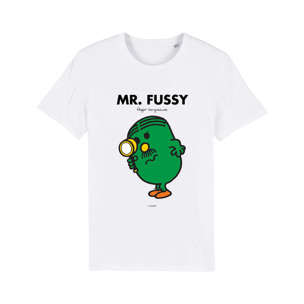 Camiseta Mr Hombres Mr Fussy Impresa Gráfica Camiseta Adultos Unisex Mangas Cortas Top