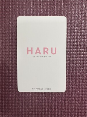 SEVENTEEN HARU Japan TOUR 2019 official photocard ( D.K ) | eBay