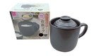 daiso rice cooking mug 1 cup black microwave oven kitchen tool pot from Japan