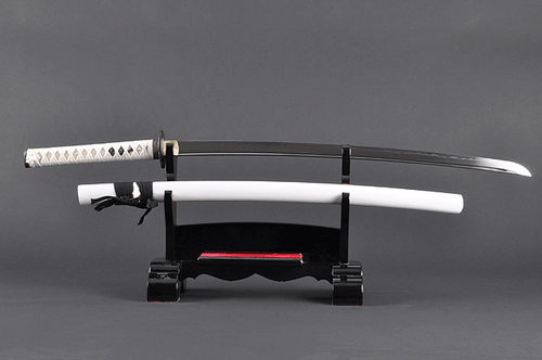 1045 Carbon Steel Katana | Fūrin Kazan Tsuba | Clay-Tempered Samurai Sword - Picture 7 of 20