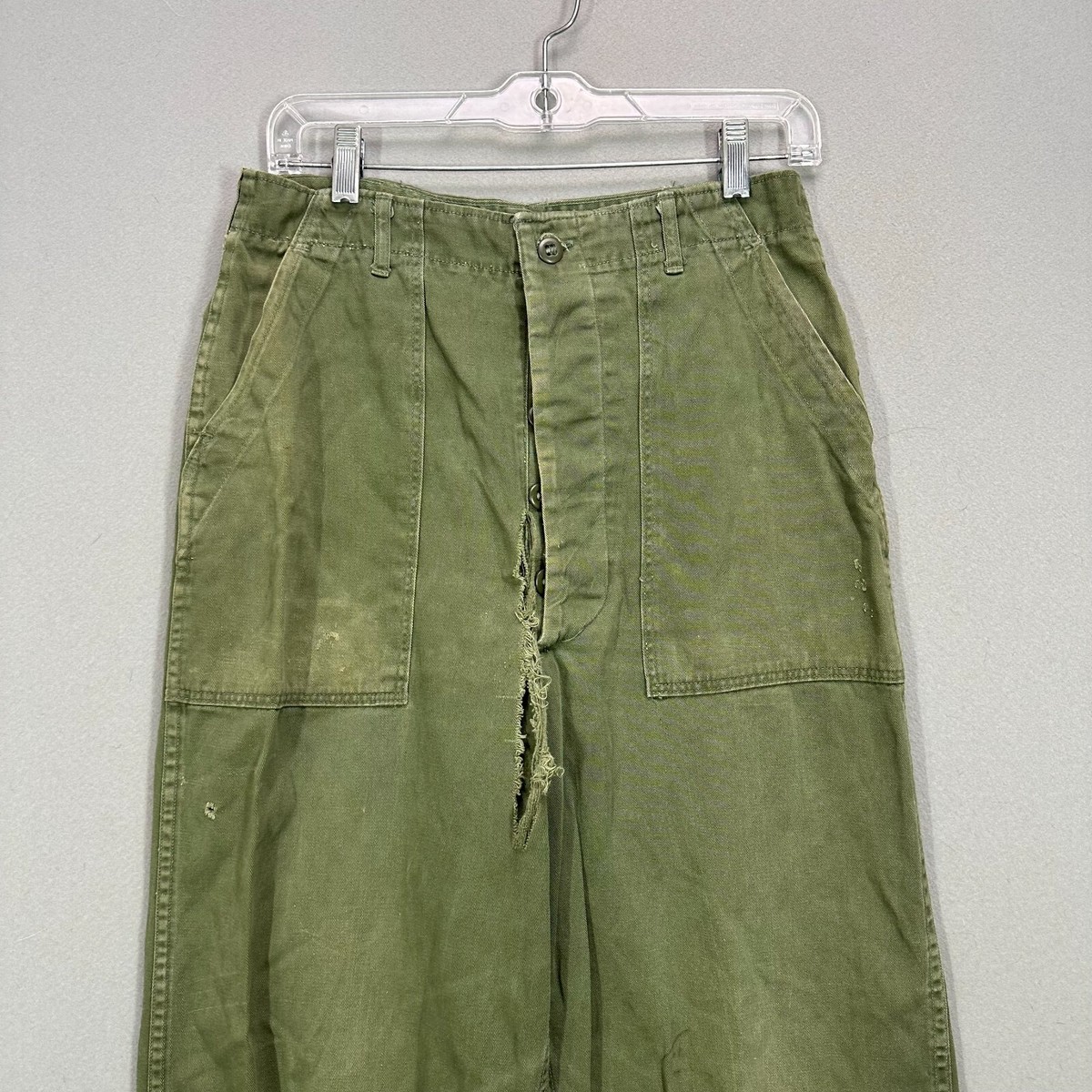し*ち様 40sUS ARMYM-43HBTUtilityカーゴPants オリ し*ち様 40sUS ARMYM-43HBTUtilityカーゴPants オリ 40s