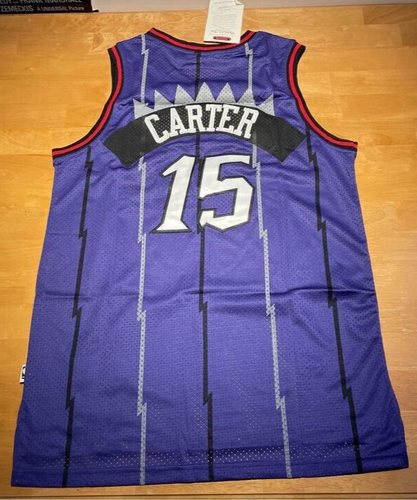 Vintage Toronto Raptors Vince Carter 1998-99 Jersey Large Mitchell & Ness NWT - Picture 2 of 2