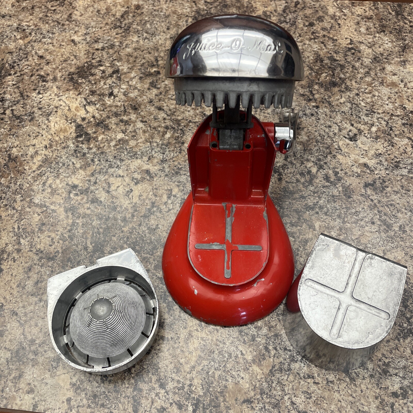 Vintage JuiceOMat Tilt Top Juicer Rival Mfg. Co. NJ848 Big red!!! eBay