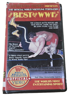 The Best Of The WWF Vol. 3 Volume 3 VHS Coliseum Video Hulk Hogan Andre ...