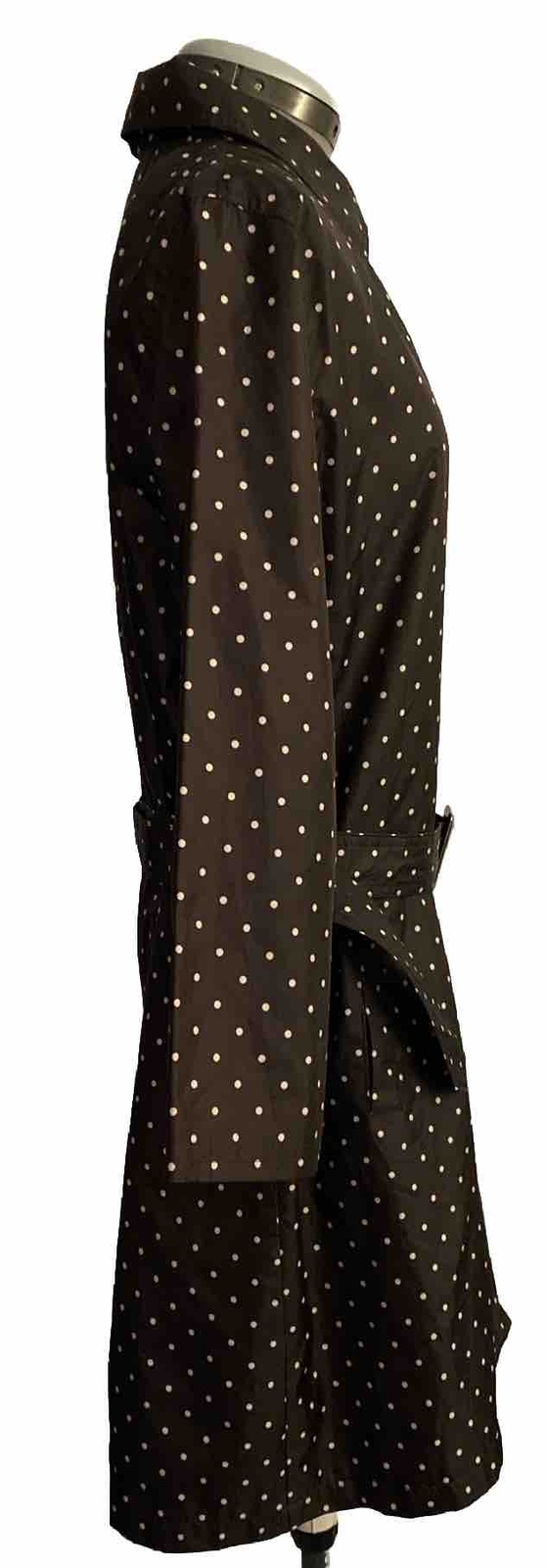 Capelli New York Belted Raincoat Size L Pit To Pit 24” L 37”