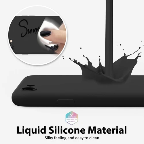 Custodia in silicone per iPhone 8 Plus 7 Plus con protezione schermo cover telefono nuova - Foto 15 di 16