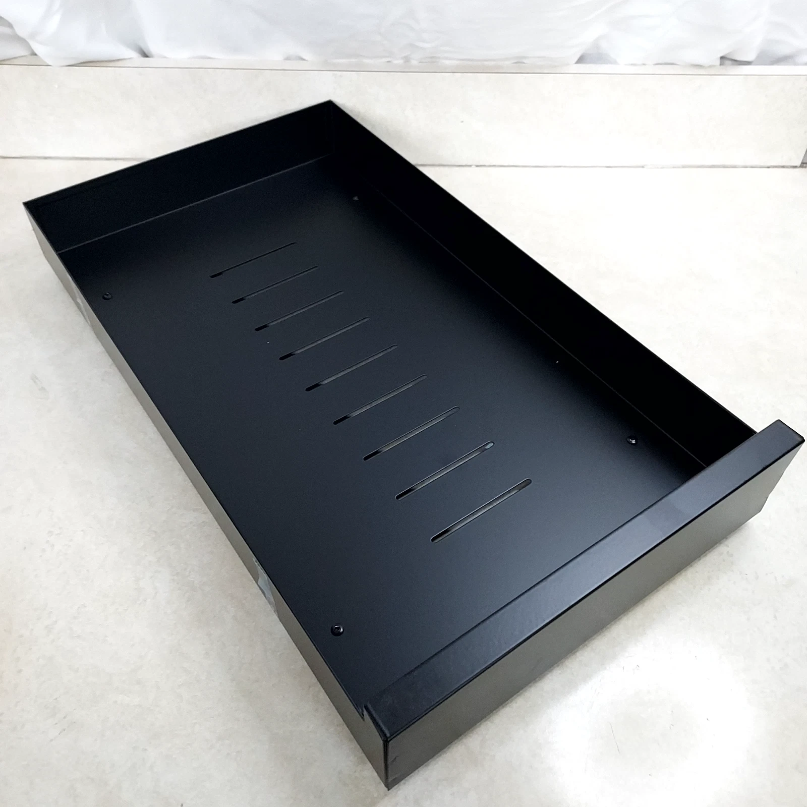 Black Pull out Cabinet Organizer, 21"Deep, Slide out Drawers for Kitchen Cabinet