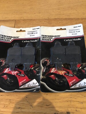 7534 Performance Friction Dual Carbon Race Bremsbeläge vorne Brembo 4 Beläge Bremssattel