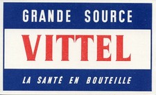 BUVARD / PUBLICITAIRE // EAU / VITTEL