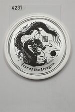 Australia 2012 $2 Silver ASW 2oz Year of the Dragon 4231 combine shipping*SFCOIN 36.90 per troy oz