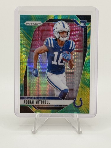 2024 Panini Prizm Adonai Mitchell #303 RC Hyper Prizm /180 ROOKIE