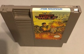 Carrello gioco Operation Wolf NES Nintendo autentico FUNZIONA! Taito