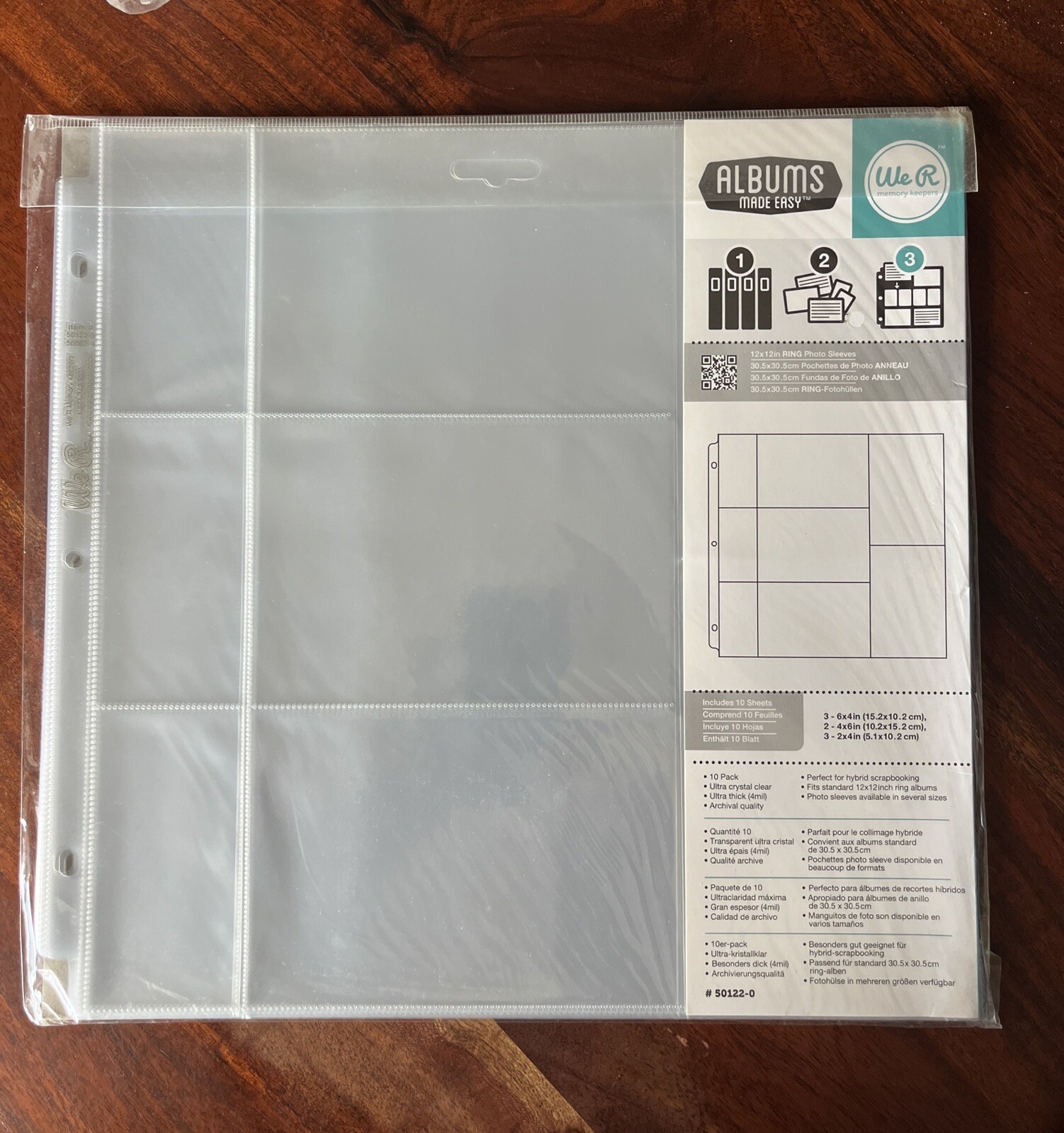 We R Memory Keepers Ring Albums Made Easy #50122-0, 3 Ring Binder Photo Sleeves