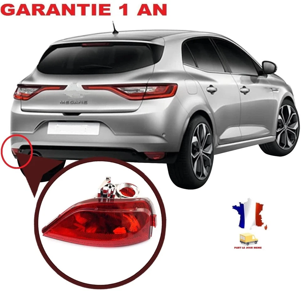 Feu arri�re antibrouillard gauche pour Megane IV - Photo 1/4
