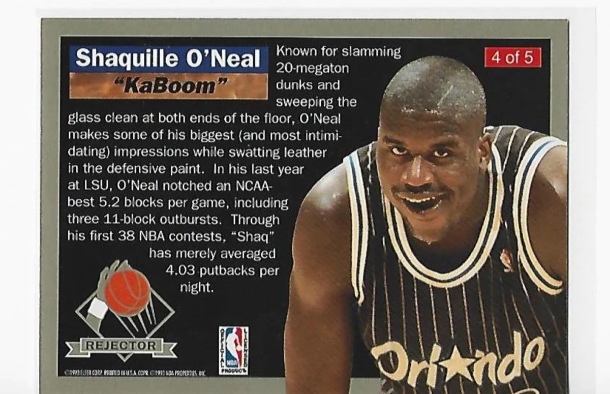 Shaquille O'Neal フィギュア コレクティブルカード付き 未開封