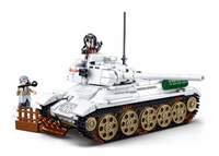 Sluban Wwii Army Set M38-B0978 MilitäR Medium Tank / Panzer (Battle Of Budapest)