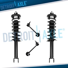 4pc Rear Strut w/ Coil Spring Assembly + Sway Bars for 2008-2012 Honda Accord