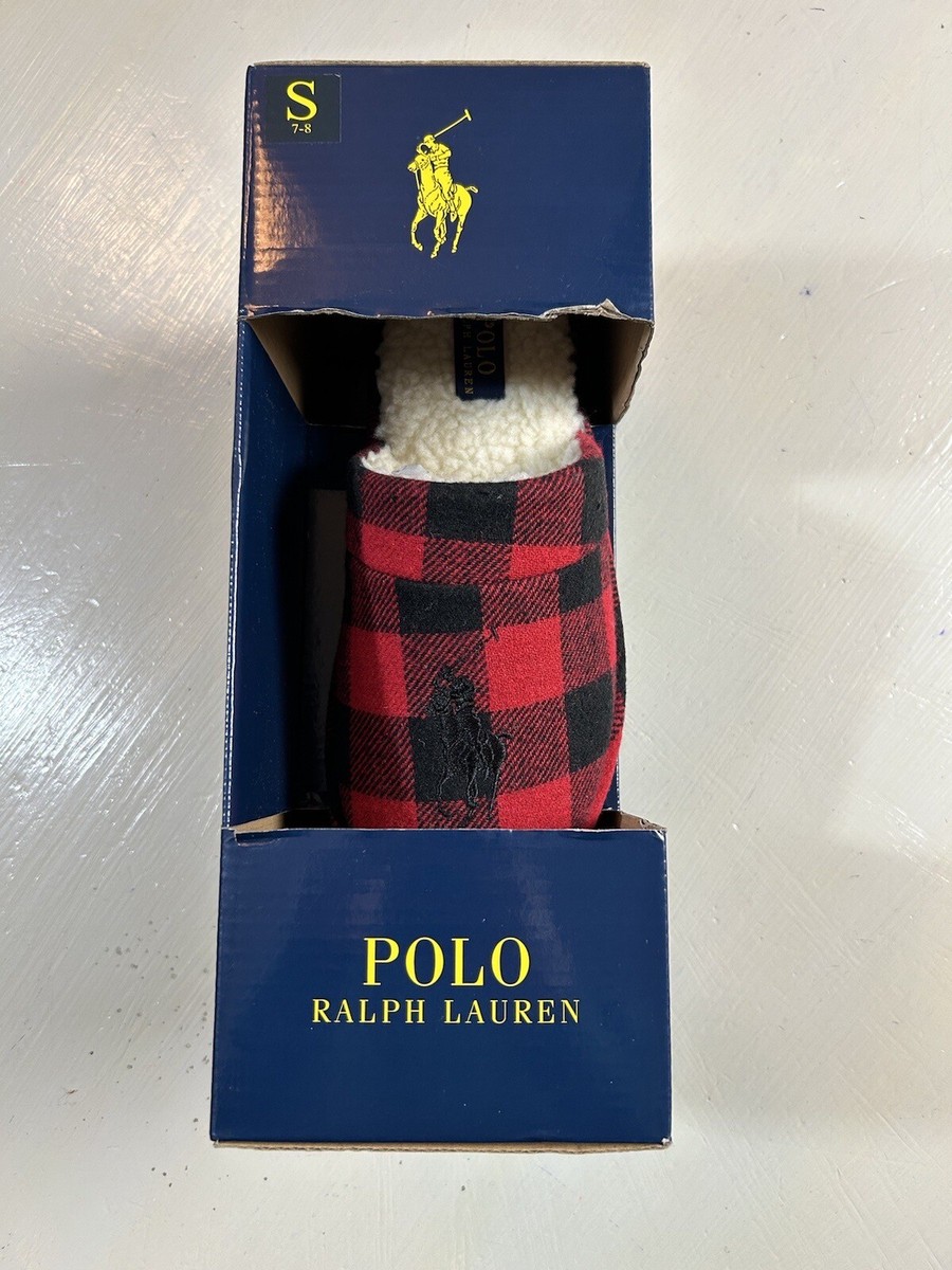Polo Ralph Lauren Men Size 7 - 8 Irving Wool Scuff Plaid  display picture 1