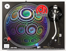 Coiled - 7"-12" DJ slipmat for LP turntable record player 