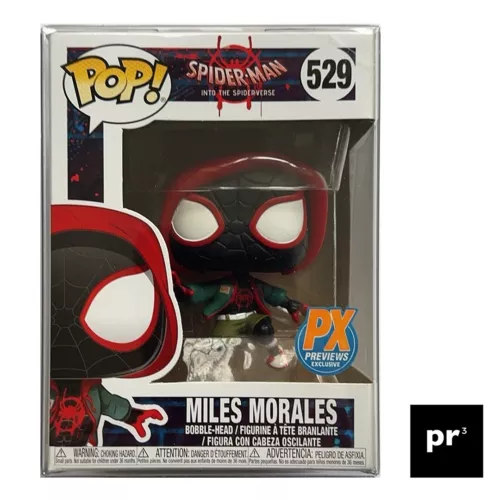 Funko Pop! Spider-Man #529 Into the Spider-Verse exclusivo de Miles Morales PX