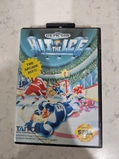 Hit the Ice (Sega Genesis, 1992) Excellent No Manual Included  