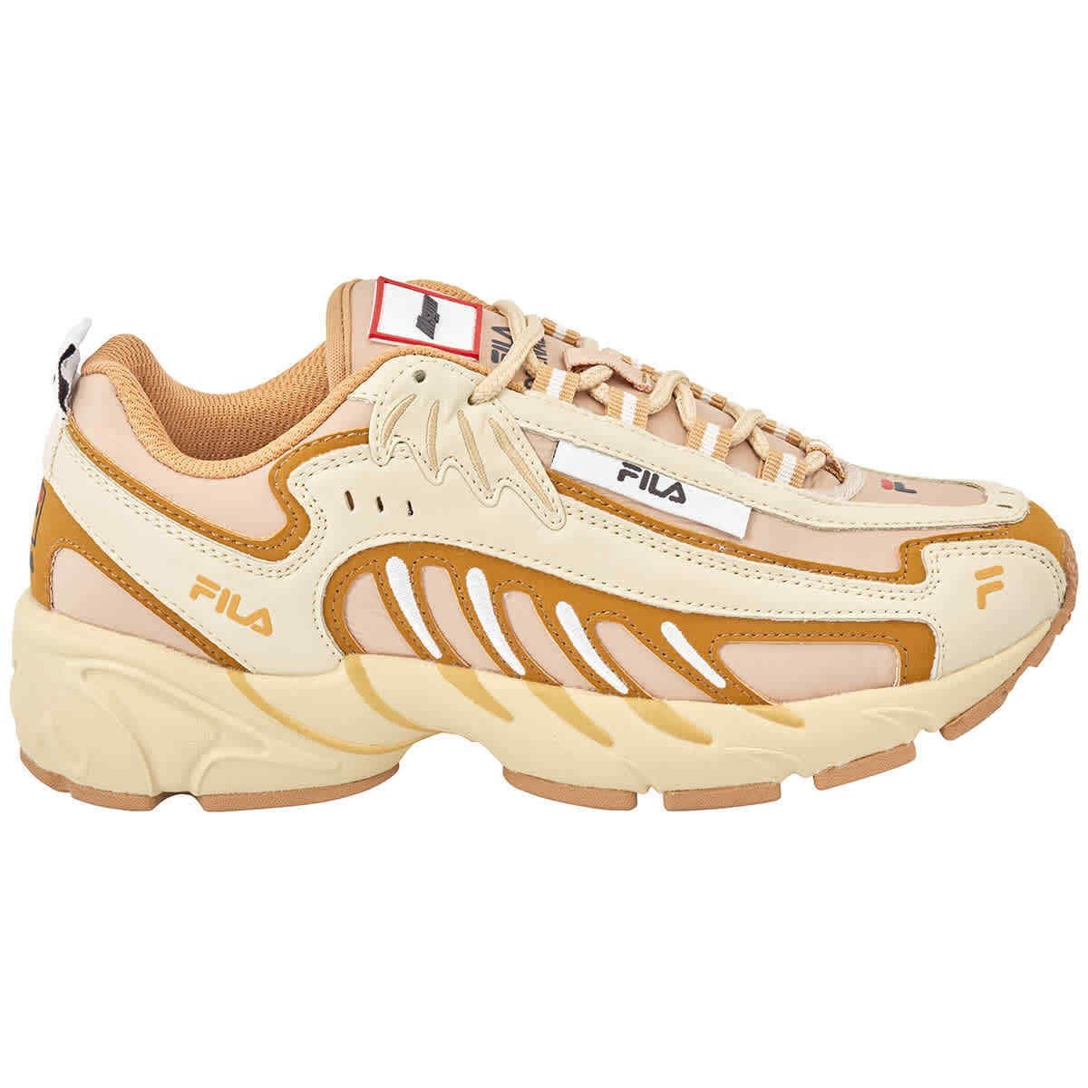 MSGM Ladies X Fila Sneakers in Beige | eBay