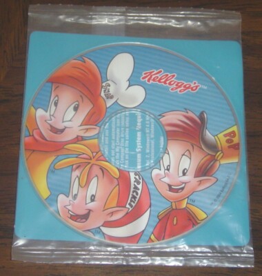 Kellogg's Talking Snap Crackle Pop Voice Activated Software CD - New in Package!