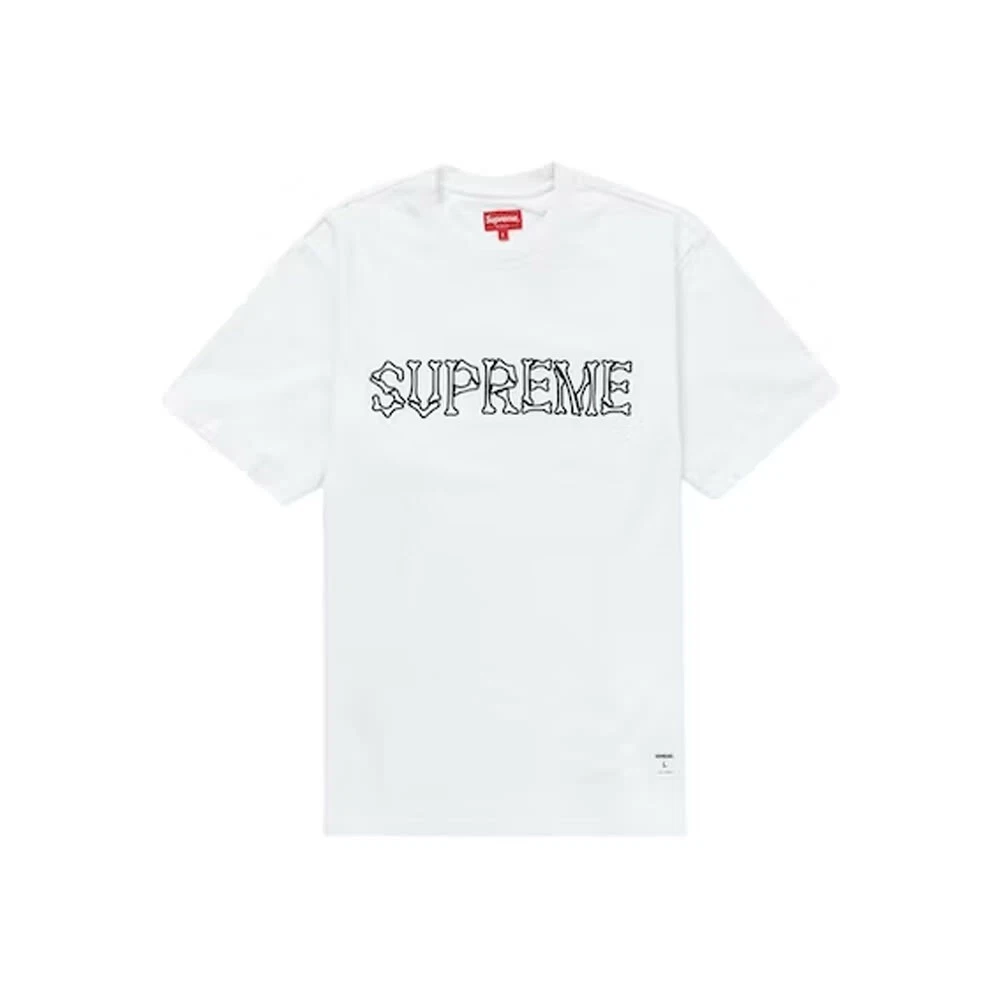 T shirt blanc Supreme Bones SS   XXL