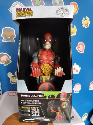 Marvel Zombie Deadpool Cable Guy STANDFIGUR x SMARTPHONE CONTROLLER SPIEL