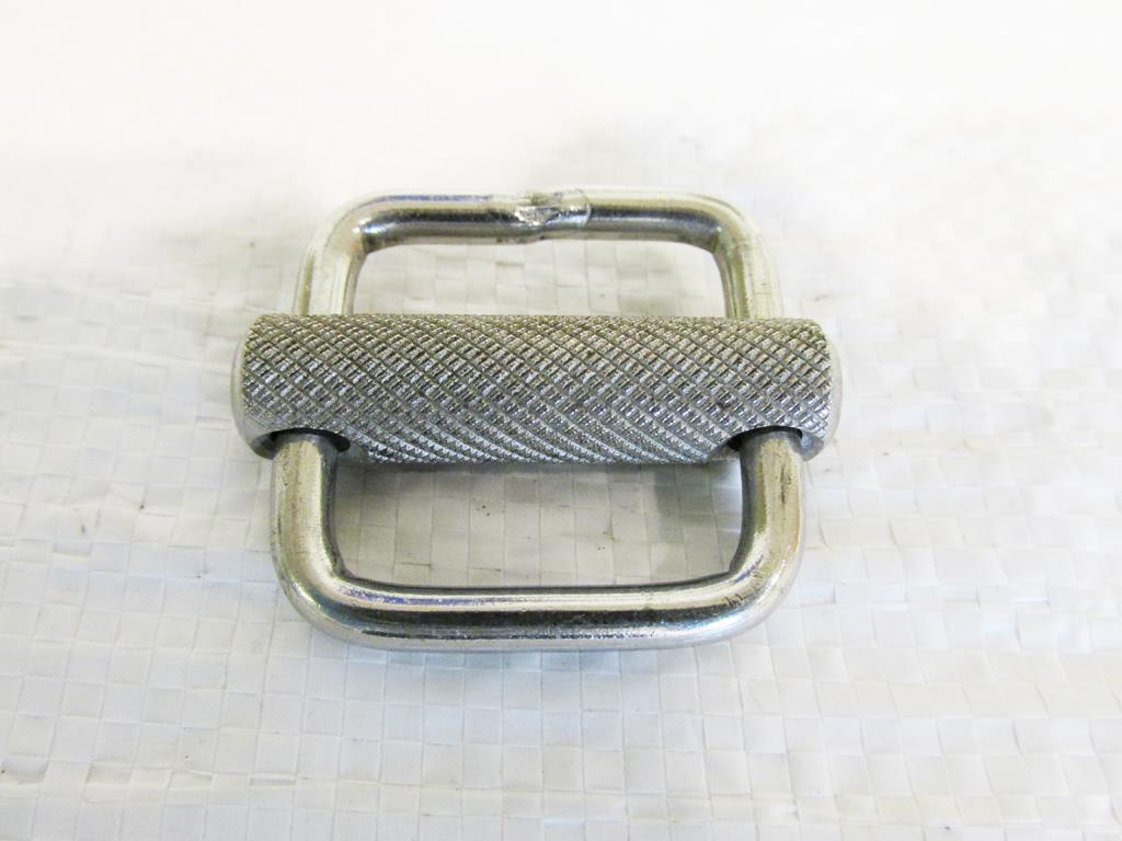 Stainless Steel Webbing Slide Buckle 50MM (Knurled Bar Strap Fastener)