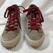 Converse Chuck Taylor All Star Street Mid Taupe Suede Jr Shoes 665162C Size 3