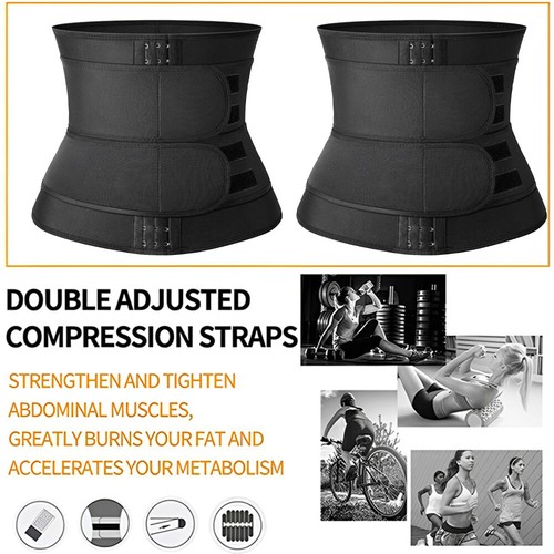 Cinturón Entrenador de Cintura Faja de Vientre Fitness Sauna Sudor Corsé Modelador de Cuerpo para Hombres - Imagen 7 de 18