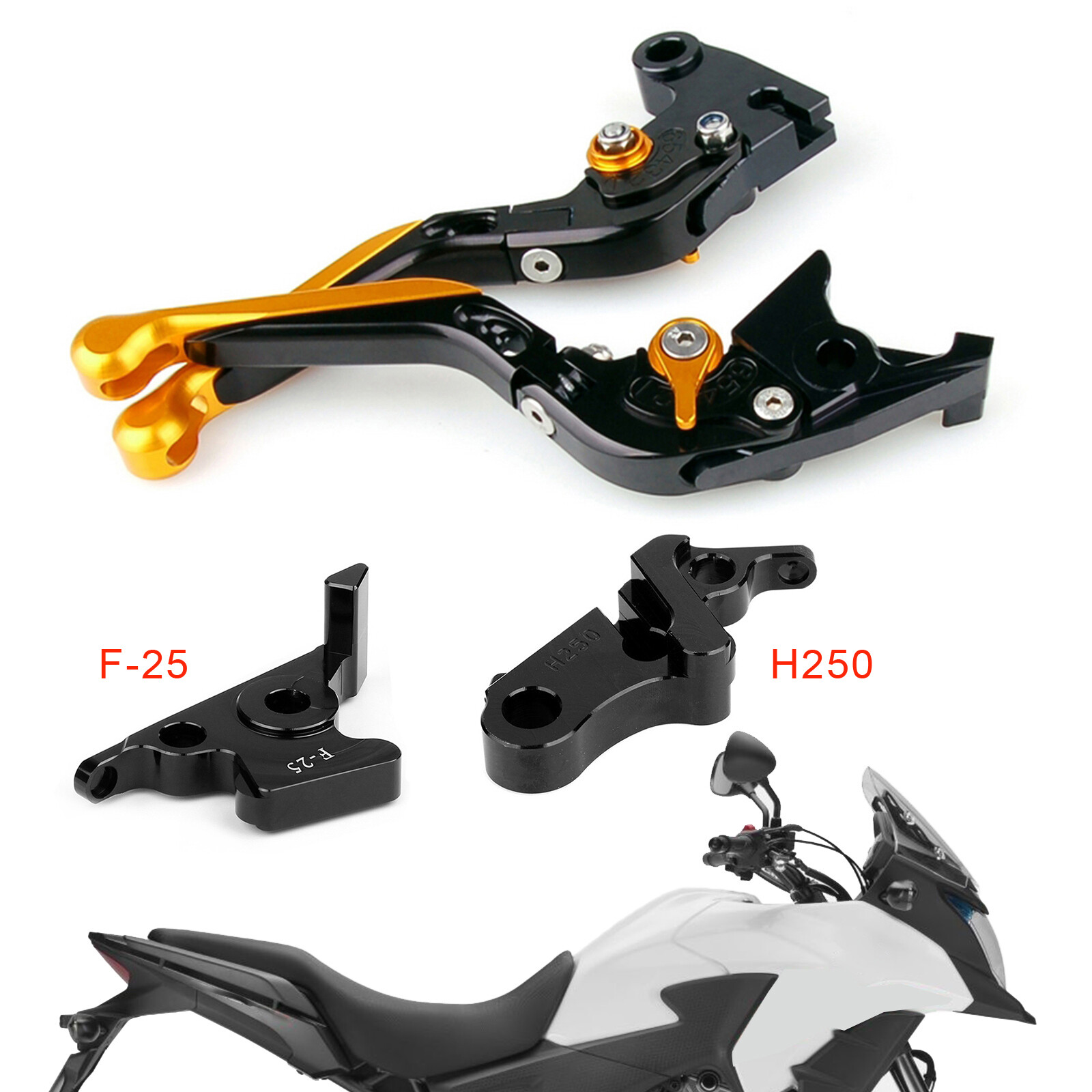 CNC Brake Clutch  Levers For Honda CBR250R 300R 600RR 900RR 1000RR CBR600F CB300