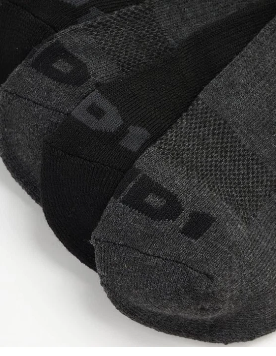 Носки спортивные легкие AND1 6 черные 6 серые 12 пар низкий покрой - Изображение 3 из 4