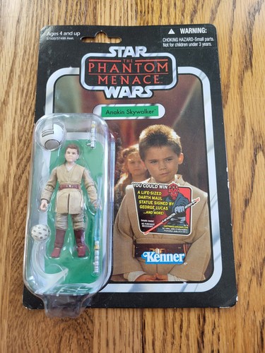 Kenner Star Wars Phantom Menace - Anakin Skywalker - Colección Vintage 80 - Nuevo - Imagen 1 de 4